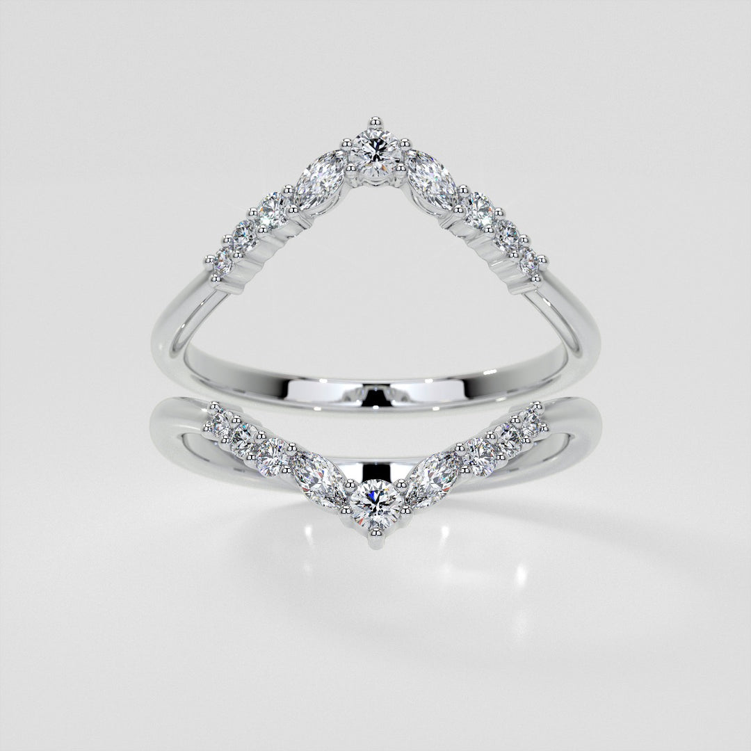 1/5 CTW Lab-Grown Diamond Contour Band