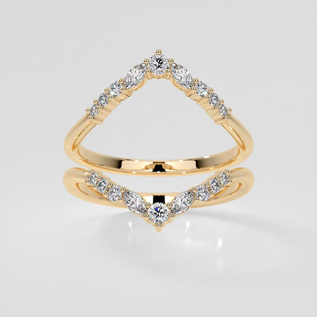 1/5 CTW Lab-Grown Diamond Contour Band