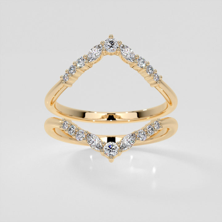 1/5 CTW Lab-Grown Diamond Contour Band