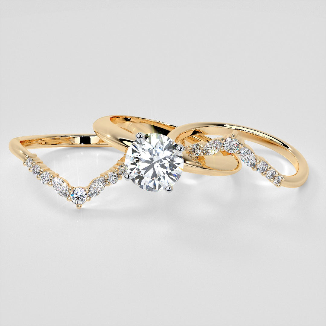 1/5 CTW Lab-Grown Diamond Contour Band