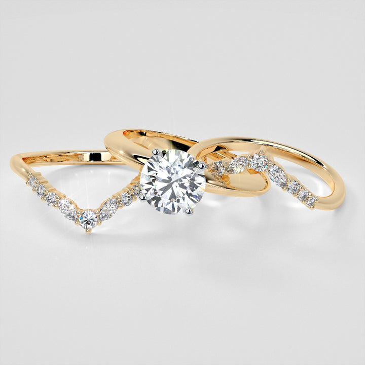 1/5 CTW Lab-Grown Diamond Contour Band