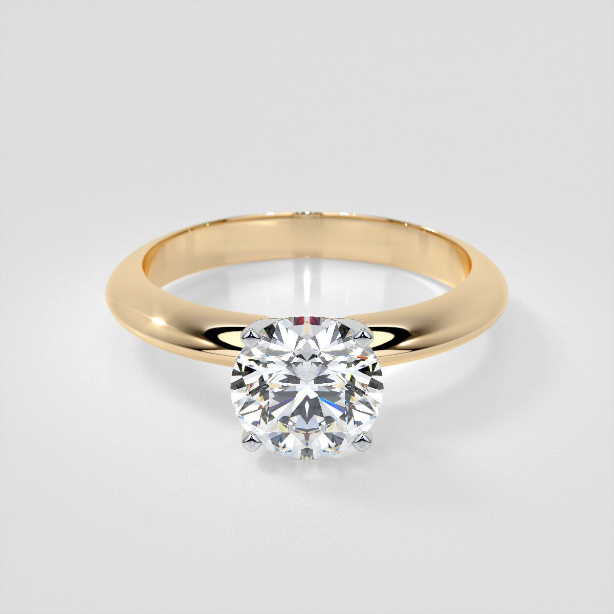 ¼ CTW Pointed Contour Lab Grown Diamond Stackable Band