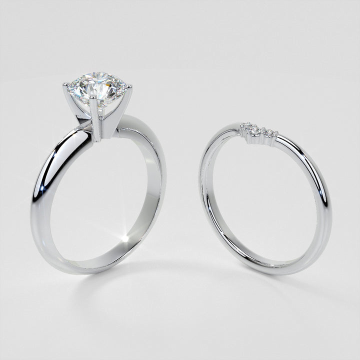 Small Arch Lab Grown Diamond Band .06 CTW