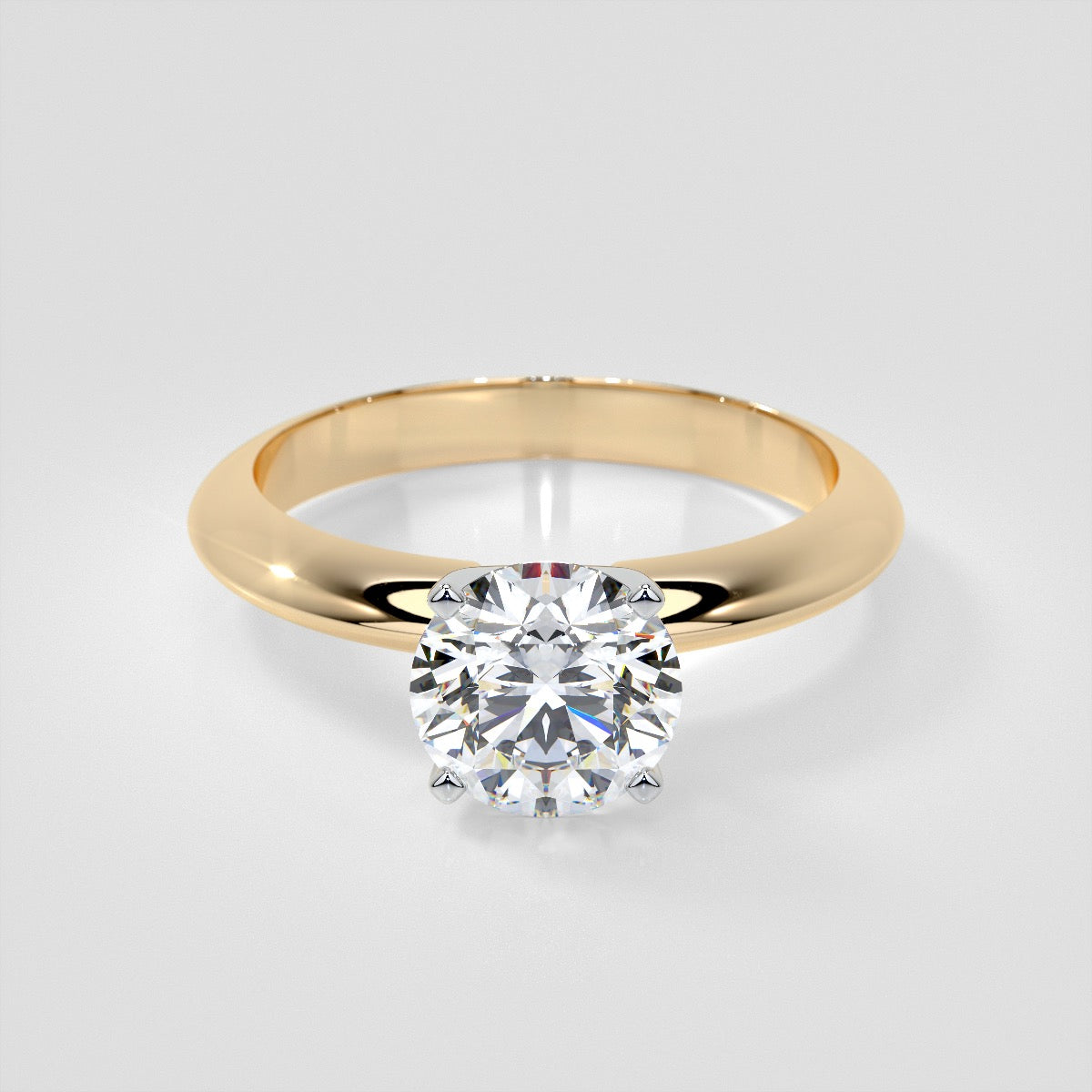 Small Arch Lab Grown Diamond Band .06 CTW