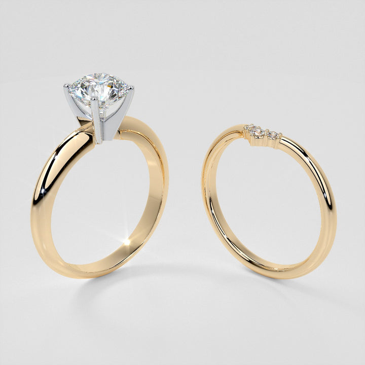 Small Arch Lab Grown Diamond Band .06 CTW