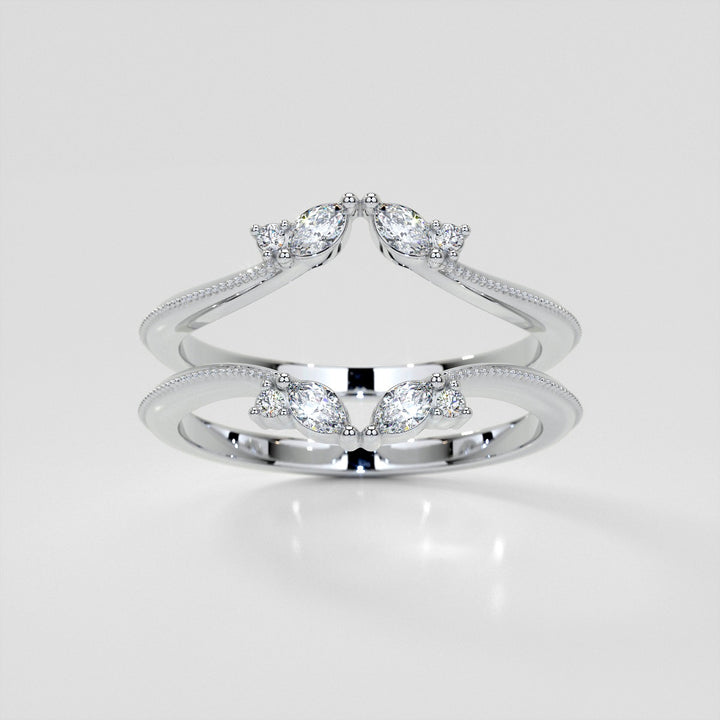 1/8 CTW Lab Grown Diamond Contour Band