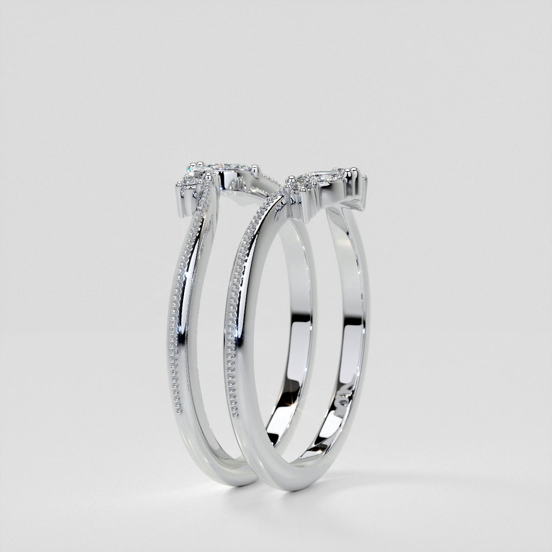 1/8 CTW Lab Grown Diamond Contour Band