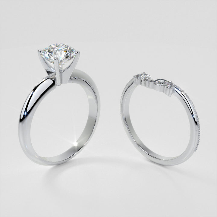 1/8 CTW Lab Grown Diamond Contour Band