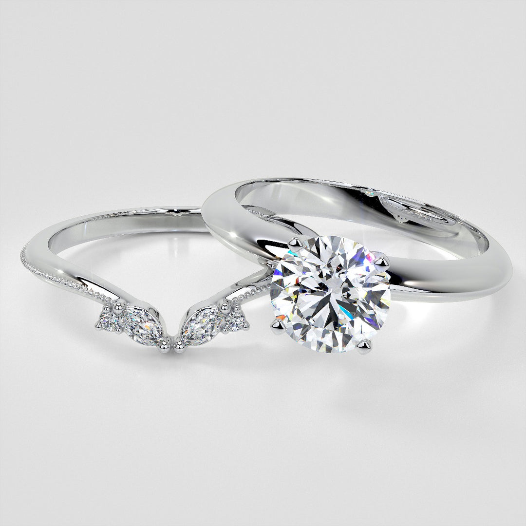 1/8 CTW Lab Grown Diamond Contour Band