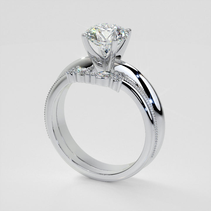 1/8 CTW Lab Grown Diamond Contour Band