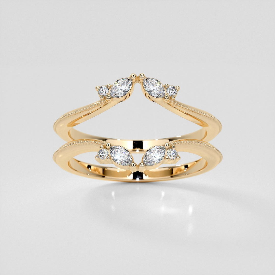 1/8 CTW Lab Grown Diamond Contour Band