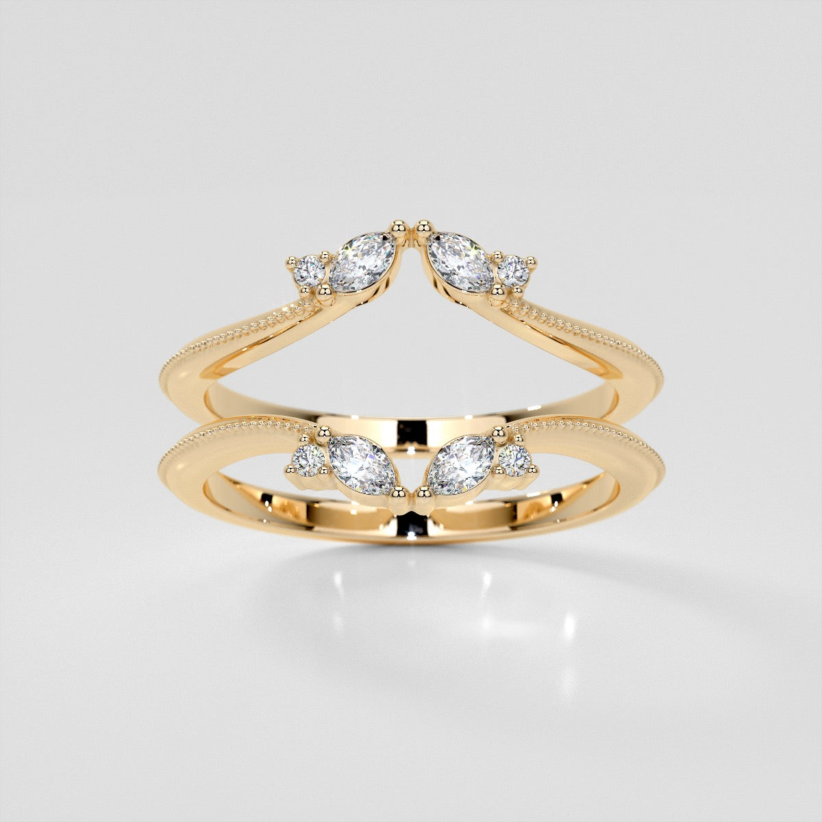 1/8 CTW Lab Grown Diamond Contour Band