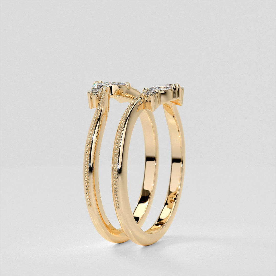 1/8 CTW Lab Grown Diamond Contour Band