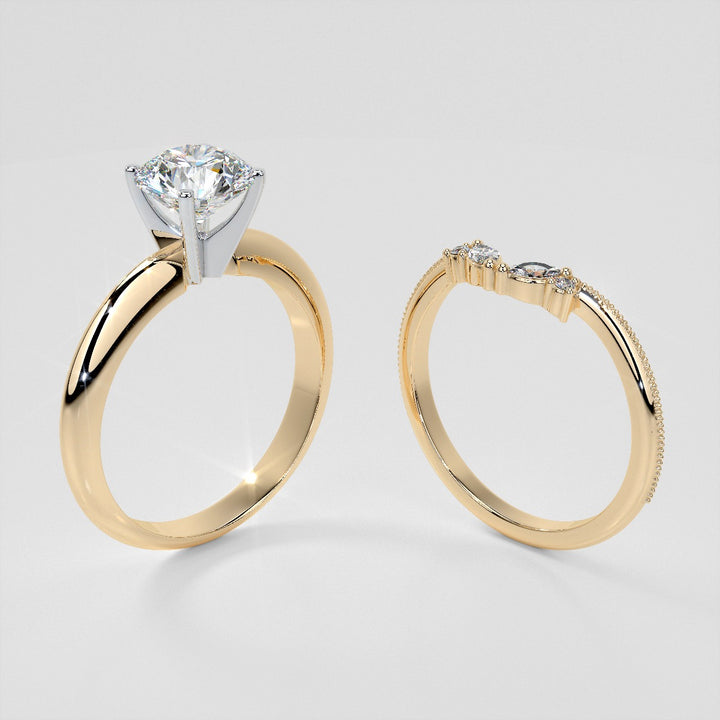 1/8 CTW Lab Grown Diamond Contour Band