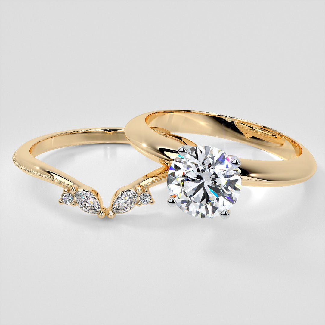 1/8 CTW Lab Grown Diamond Contour Band