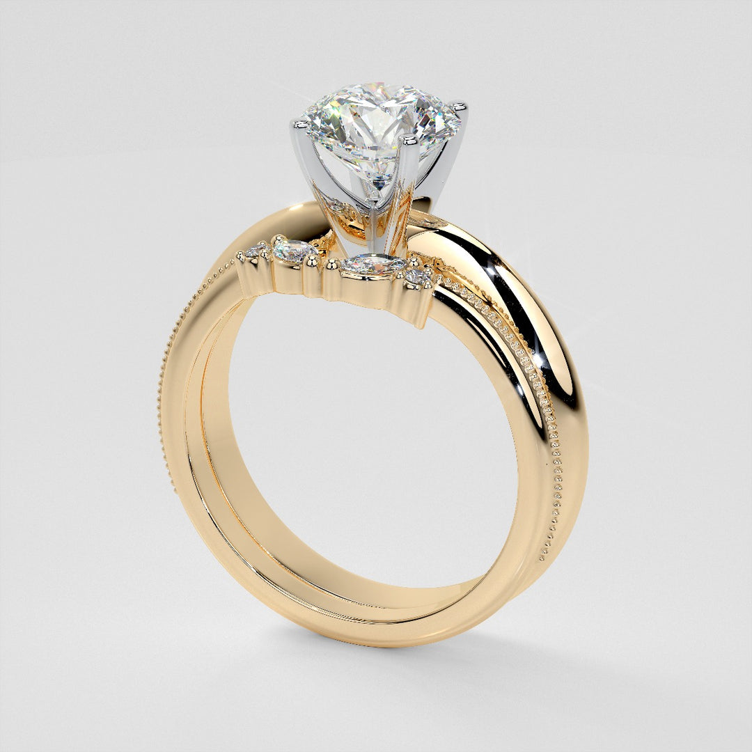 1/8 CTW Lab Grown Diamond Contour Band