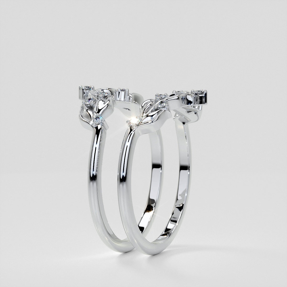 Winding Vine Lab Grown Diamond Band .05 CTW