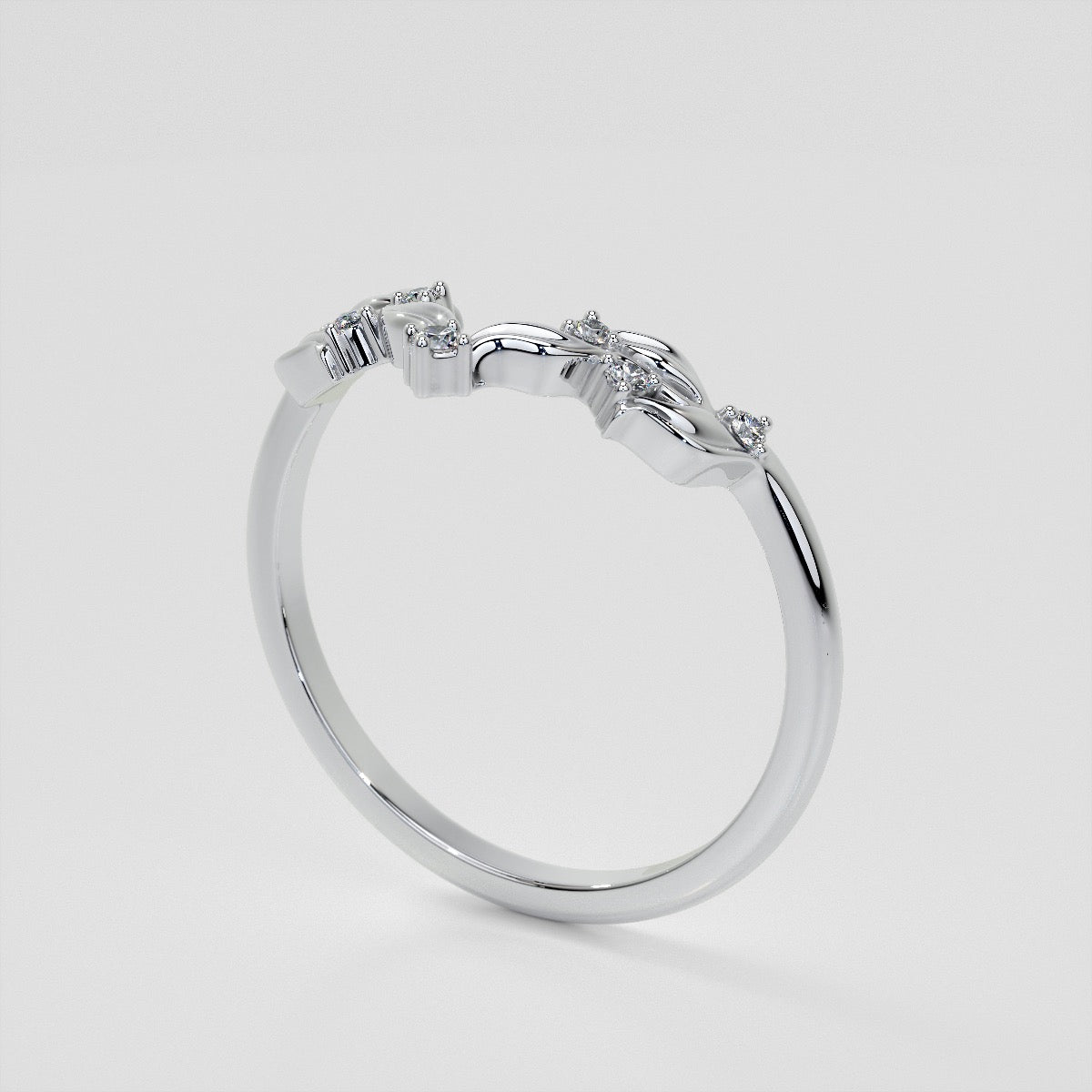 Winding Vine Lab Grown Diamond Band .05 CTW