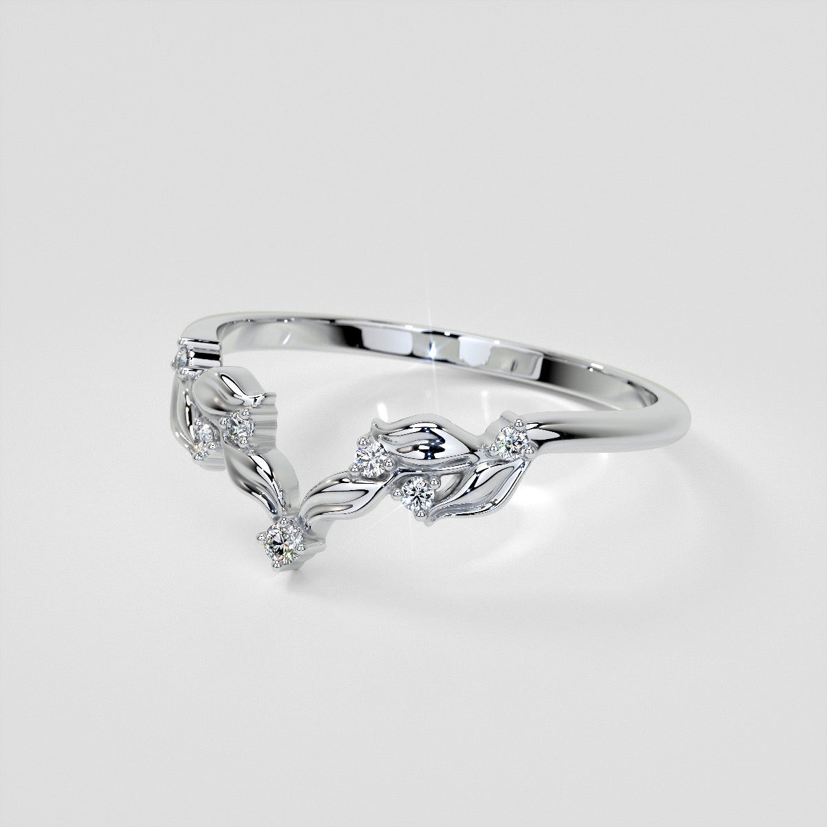 Winding Vine Lab Grown Diamond Band .05 CTW