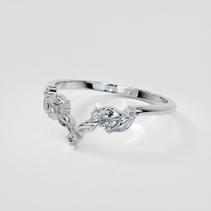 Winding Vine Lab Grown Diamond Band .05 CTW