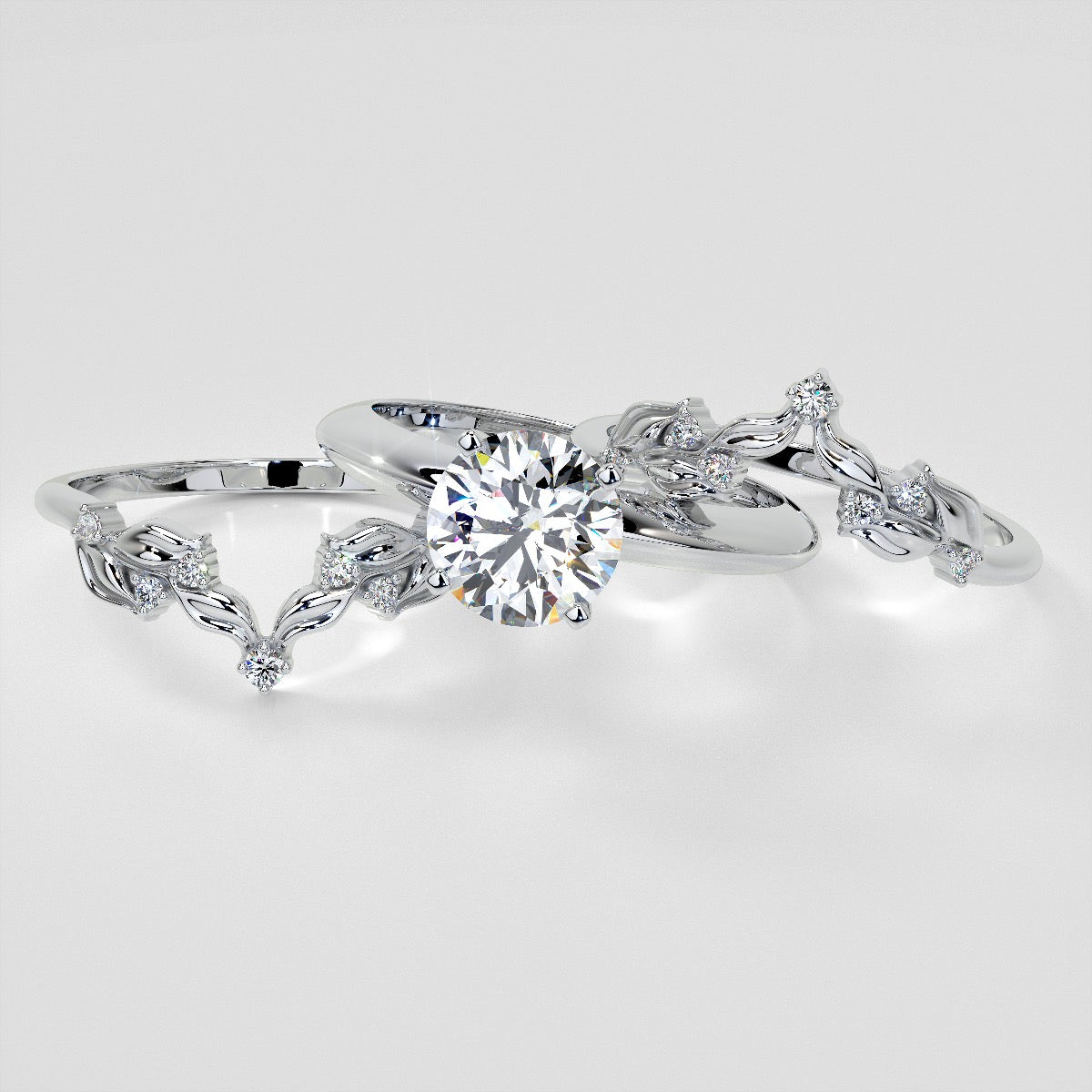 Winding Vine Lab Grown Diamond Band .05 CTW