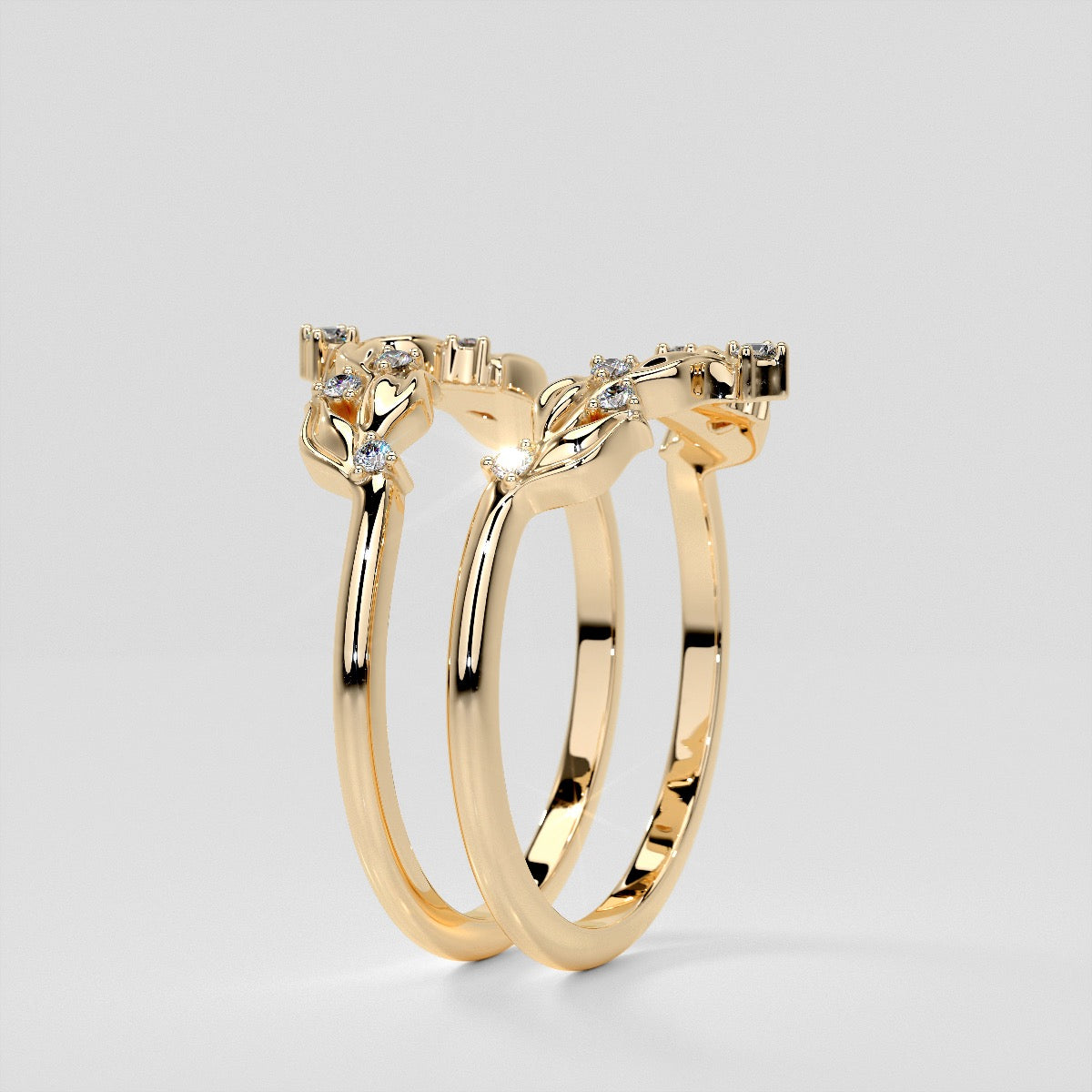 Winding Vine Lab Grown Diamond Band .05 CTW