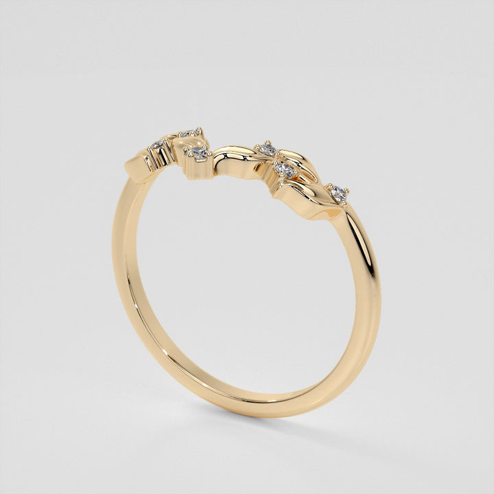 Winding Vine Lab Grown Diamond Band .05 CTW