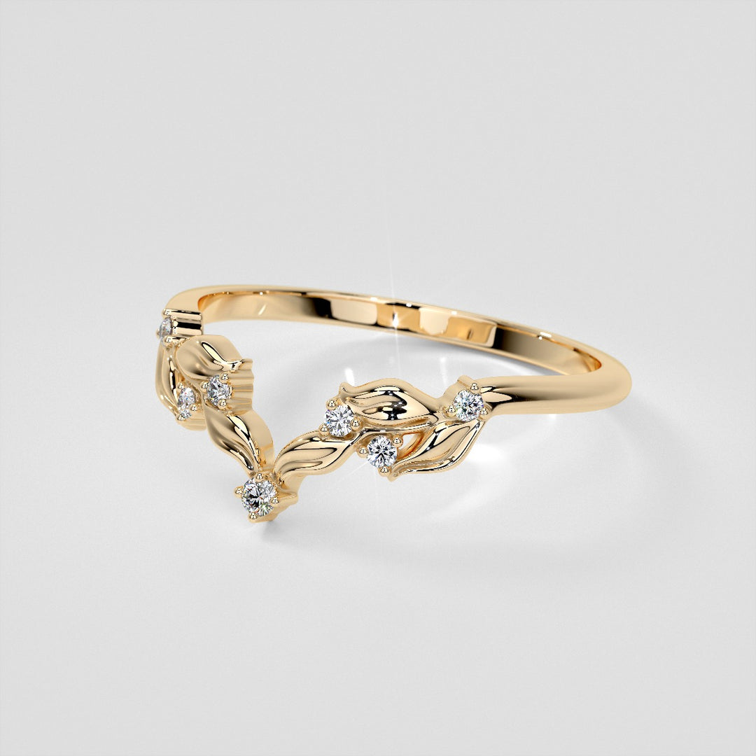 Winding Vine Lab Grown Diamond Band .05 CTW