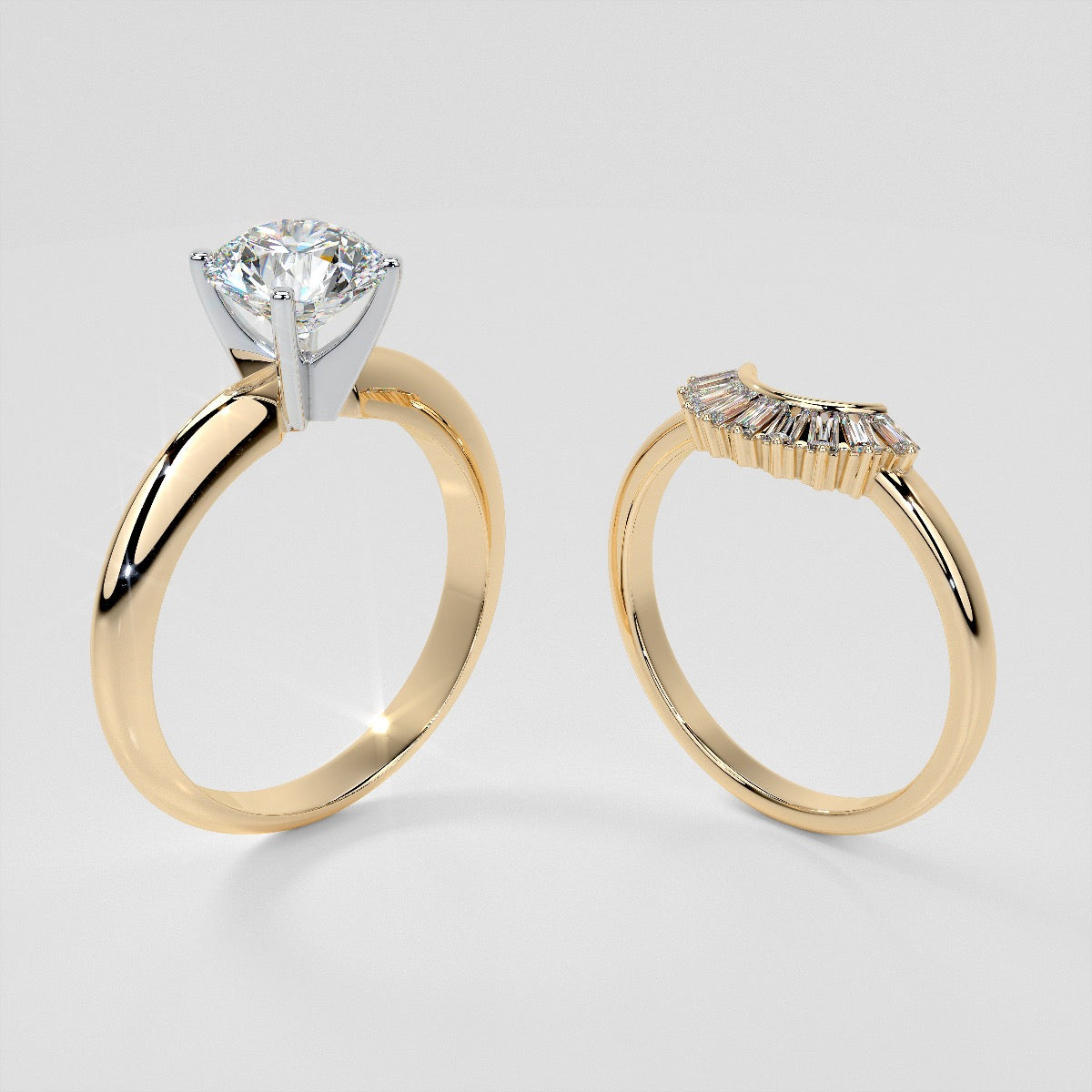 ¼ CTW Lab Grown Diamond Whimsical Arcadian Band