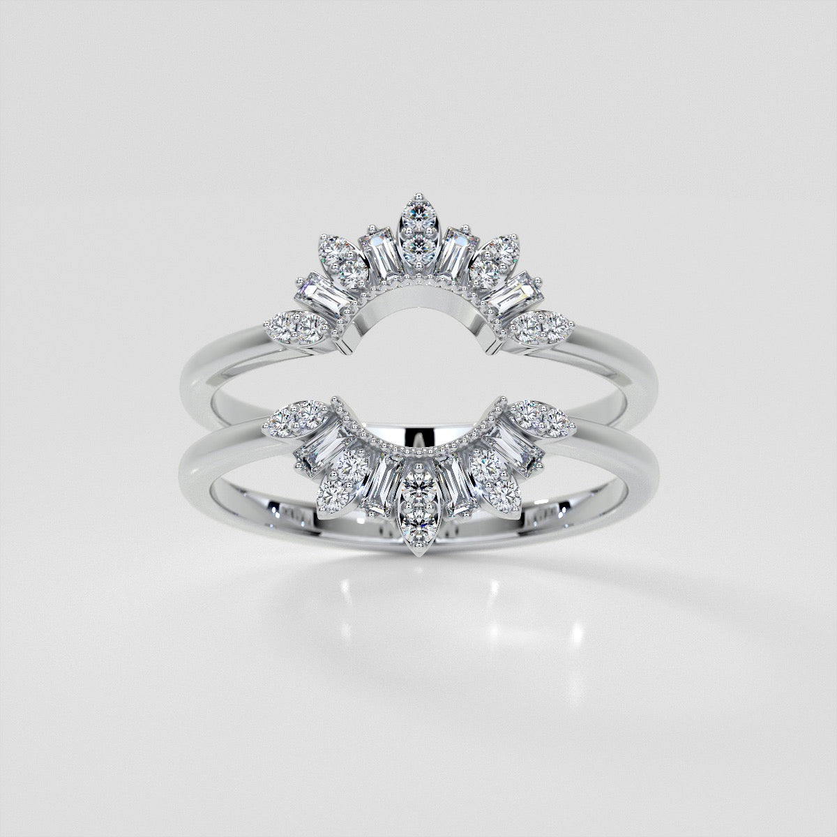 1/5 CTW Lab Grown Diamond Contour Band