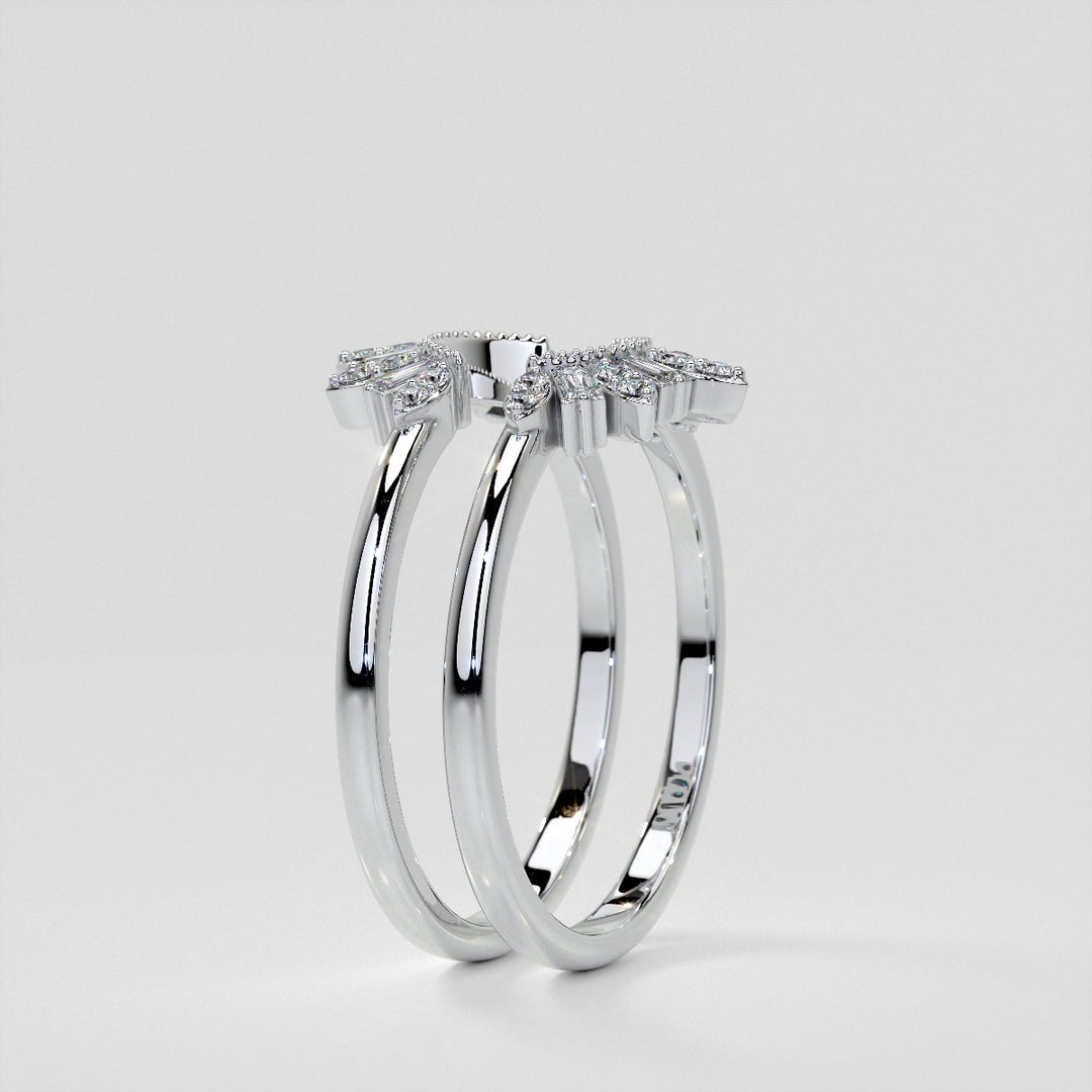 1/5 CTW Lab Grown Diamond Contour Band