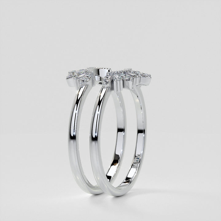 1/5 CTW Lab Grown Diamond Contour Band