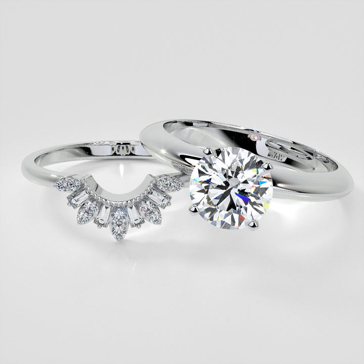 1/5 CTW Lab Grown Diamond Contour Band