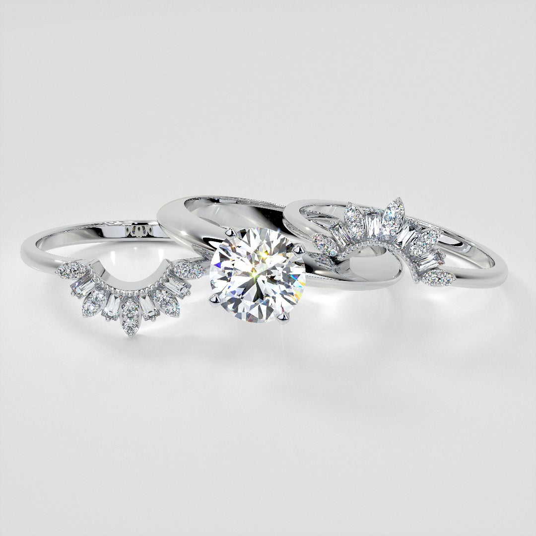 1/5 CTW Lab Grown Diamond Contour Band