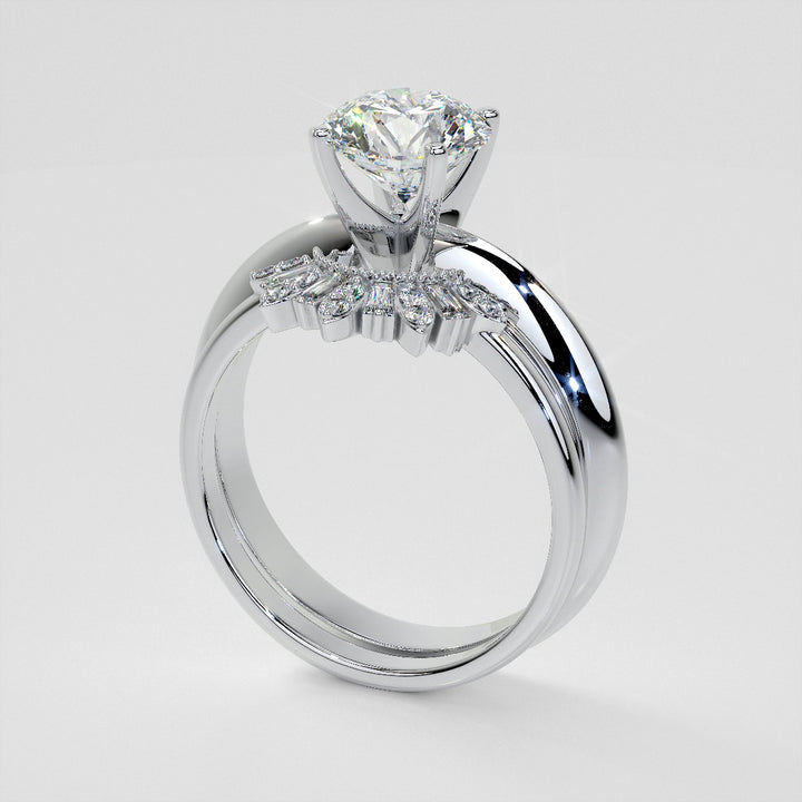 1/5 CTW Lab Grown Diamond Contour Band