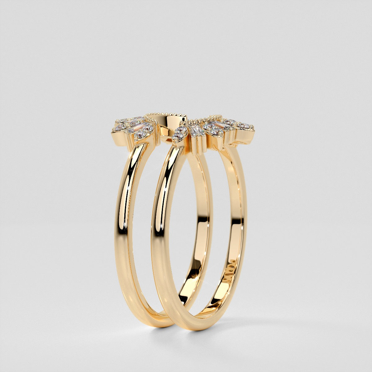 1/5 CTW Lab Grown Diamond Contour Band