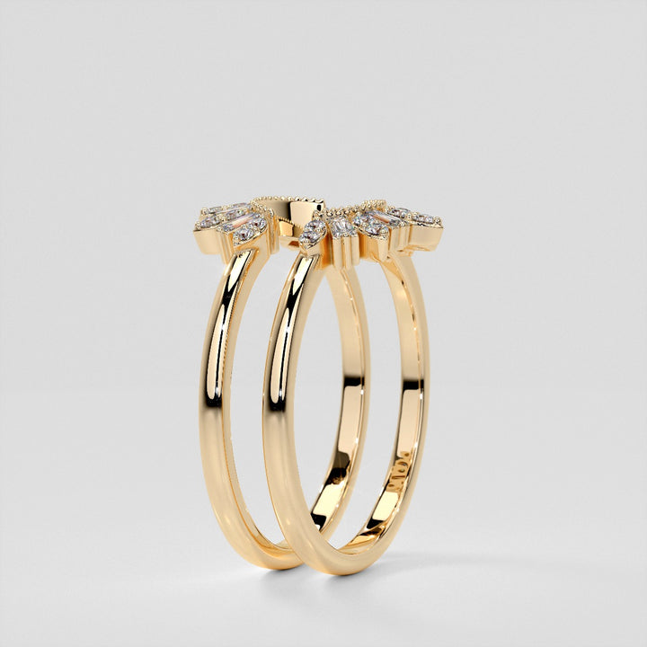 1/5 CTW Lab Grown Diamond Contour Band