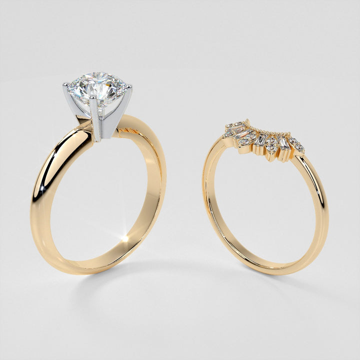 1/5 CTW Lab Grown Diamond Contour Band