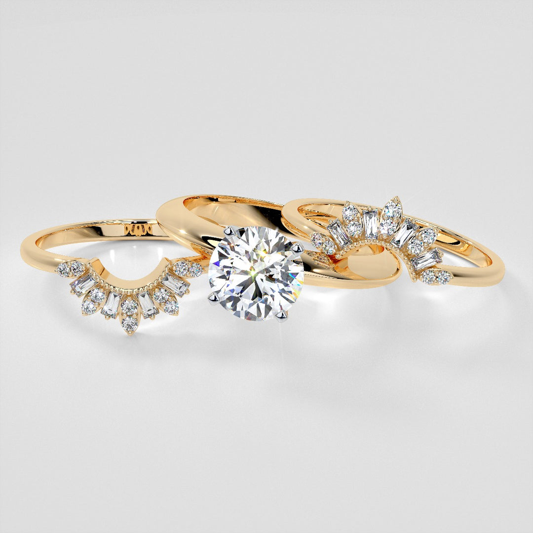 1/5 CTW Lab Grown Diamond Contour Band