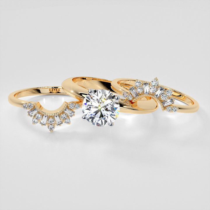 1/5 CTW Lab Grown Diamond Contour Band