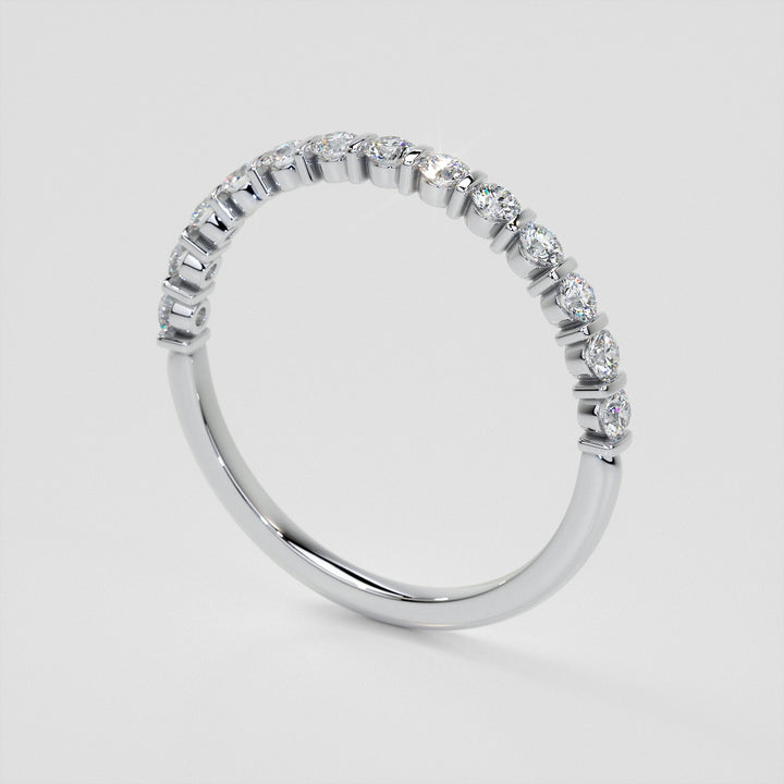 ¾ CTW Lab Grown Diamond Elegant Bar Band