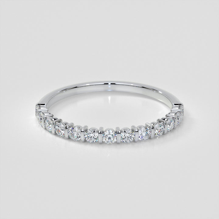 ¾ CTW Lab Grown Diamond Elegant Bar Band