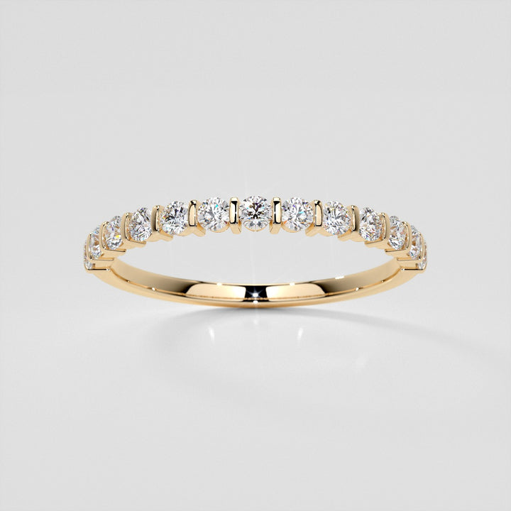¾ CTW Lab Grown Diamond Elegant Bar Band