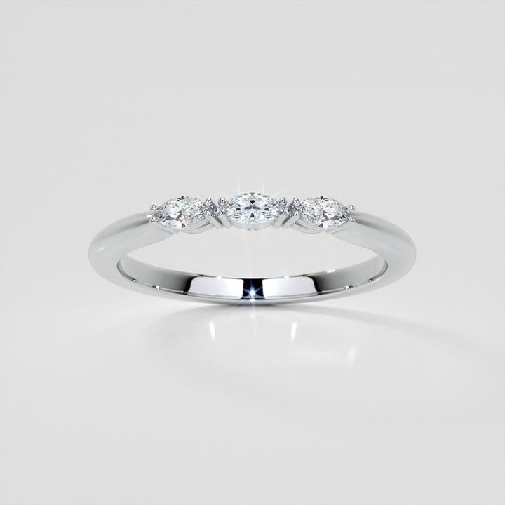 ¼ CTW Lab Grown Diamond Enchanted Marquise Quartet Band