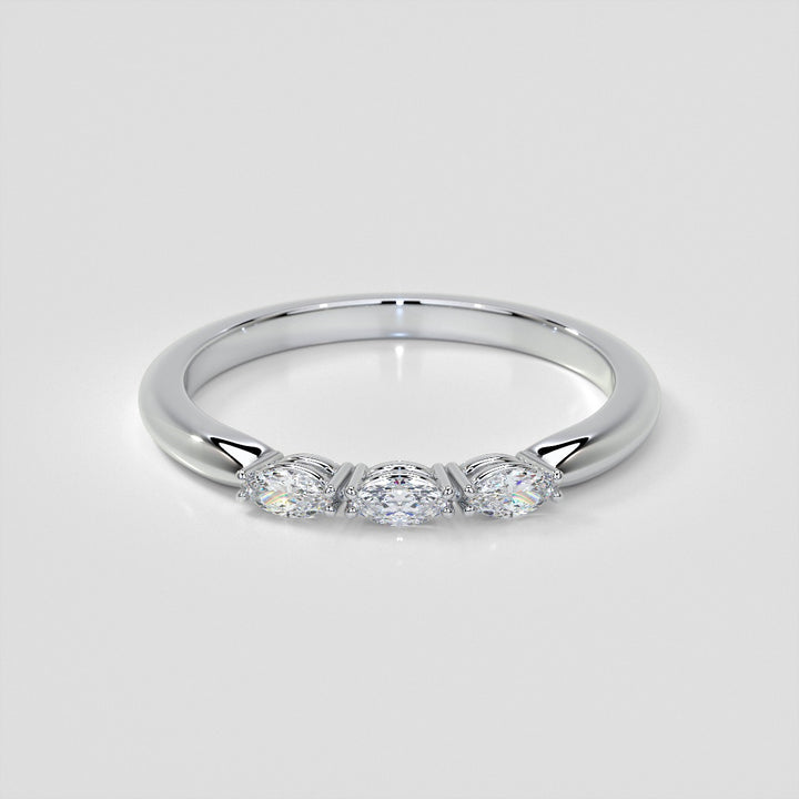 ¼ CTW Lab Grown Diamond Enchanted Marquise Quartet Band