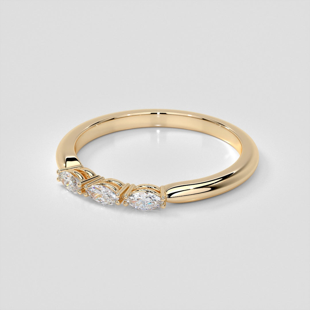 ¼ CTW Lab Grown Diamond Enchanted Marquise Quartet Band