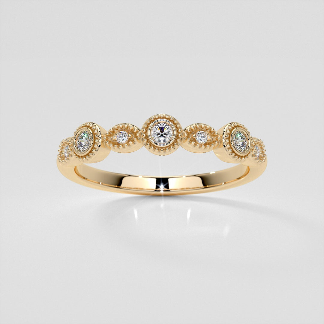 1/3 CTW Lab Grown Diamond Vintage Marquise Embrace Band