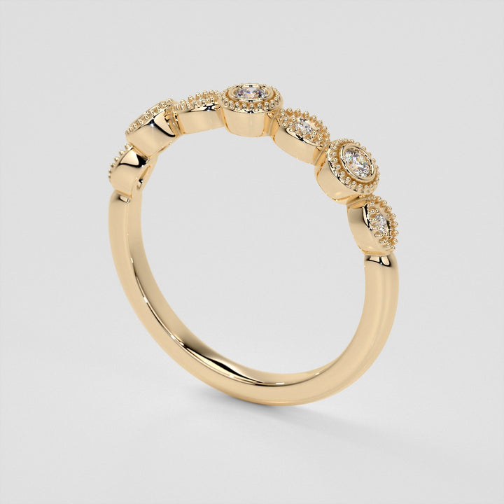 1/3 CTW Lab Grown Diamond Vintage Marquise Embrace Band