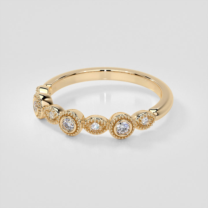 1/3 CTW Lab Grown Diamond Vintage Marquise Embrace Band