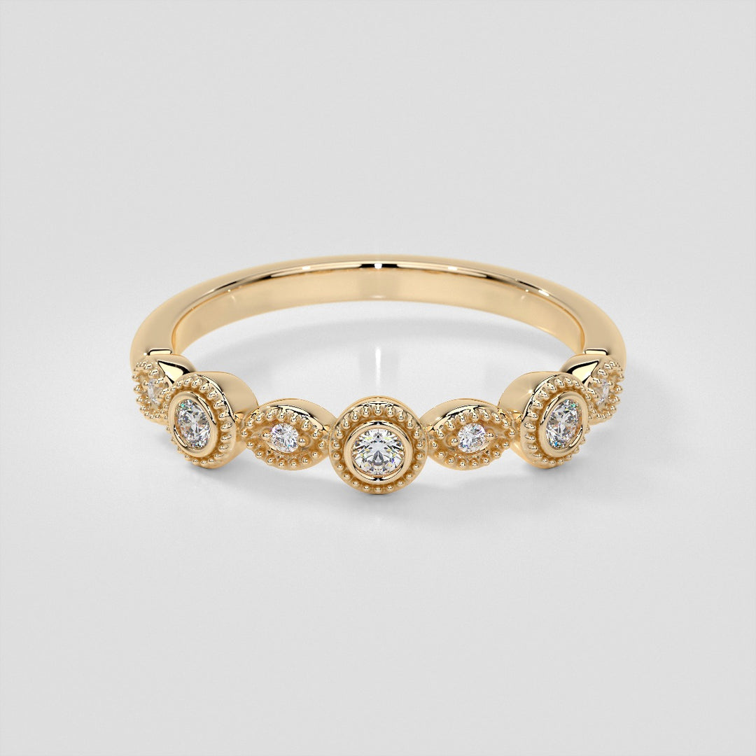 1/3 CTW Lab Grown Diamond Vintage Marquise Embrace Band